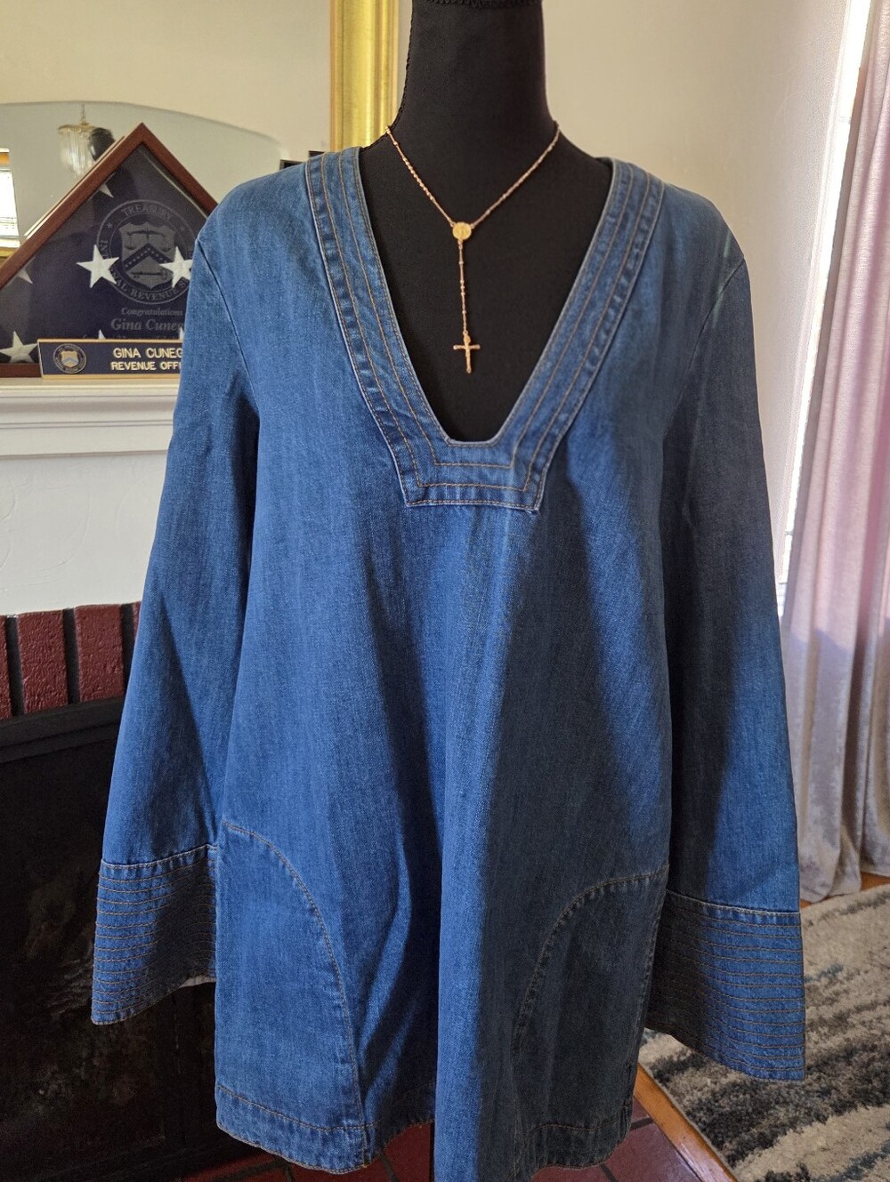 Free People Hendrix V-Neck Tunic Top and/or Mini Dress